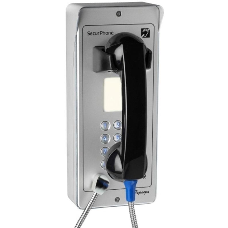  Téléphones SIP Téléphone d'urgence extérieur avec clavier alu PVI20A